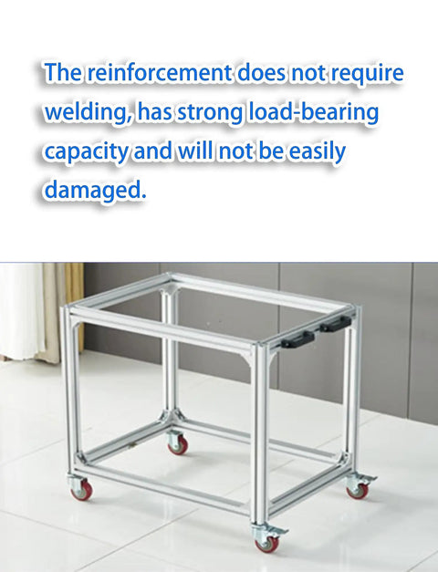 Slick Rolling Aluminum Workbench With Locking Casters Set Up Badass Packing Table For Electronics Assembly And Circuit Repair with sturdy frame.