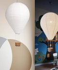 16 Inch Handmade Hot Air Balloon Lantern Lampshade Totally Kid Friendly Hanging Decor Pendant Light Shade For Decorating Childrens Rooms Corridors And Living Rooms No Wires Or Bulbs Included