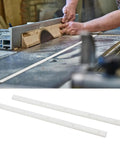 Two Bar Crosscut Sled For Table Saw With UHMW Plastic Runners Seventeen Inch Long Three Quarter Inch By Three Eighth Inch Predrilled Holes And Screws Miter Bars For U Tracks Woodworking Router Table And Bandsaws.