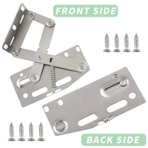 Scissor Hinges With Mounting Screws Nickel Plated Steel Tip Out Tray Hinges For Kitchen Sink Tip Out Tray And Bathroom Cabinet Organizer