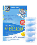 Ultra Soft Adult Ear Plugs For Airplane Travel Pressure Regulating Ear Protection Five Pair Pack Comfort Fit packaging