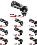 Outdoor Lighting Control With Photocell And Swivel Mount Photoelectric Switch UL Listed For Wall Packs And Shoebox Porch Lights 120 277V Photocell Kit 10 Pack