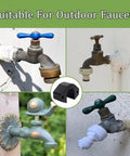 Heavy Duty Frost Free Sillcock Spacer For Outdoor Water Faucet Repair Kit To Fix Thick Wall Hose Bib Extender Installation Issues With Weather Resistant Durability And Smooth Operation Guarantee, PETG black spacer