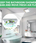 Replacement 769RL B Unit Motor Assembly S0504B000 Power Module installed in bathroom exhaust fan for NuTone models.