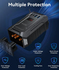 400W Car Power Inverter DC To AC Converter with safety features for stable power during road trips and commutes.