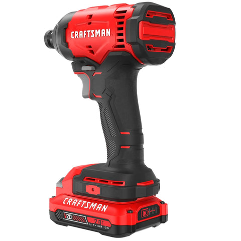 Cordless Quarter Inch Impact Driver Kit With 2Ah Lithium Battery, Charger And PH2 Bit, LED Light, High Torque, Variable Speed Up To 2900 RPM