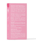 Side of pink box of Hyaluronic Acid Vaginal Suppositories for Dryness, Hormone Free Moisturizer, FDA Cleared Medical Device, Made in USA
