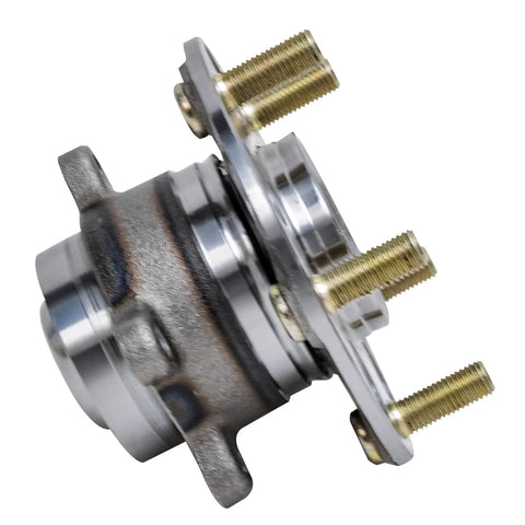 Pair Rear Wheel Bearing Hubs For 2013-2018 Acura ILX And 2013-2015 Honda Civic, close-up view of wheel hub assembly