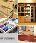 Beefy Ultra Heavy Duty Side Mount Drawer Slides With Quiet Glide And Silent Buffer Pads Premium Industrial Grade Drawer Hardware That Shields Cabinets And Delivers Smooth Durable Performance. Side-mount drawer slides in cabinet, kitchen, and wardrobe drawers