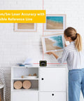 Pro Level Digital Angle Finder With Laser And Magnetic Base And Usb Rechargeable Electronic Inclinometer For Woodworking And Construction Projects Dead On Accuracy Built To Last in use with clear laser reference line.