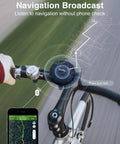 Cycling Bluetooth Speaker For Bike With IP65 Waterproof Build mounted on handlebars for navigation