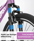 26 Inch Mountain Bike For Adults And Teens With Steel Frame And Suspension Fork, thickened suspension fork detail