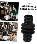 Rubber Insulation Cover For Espresso Machine Steam Wand Anti Scald Sleeve with coffee machine in background