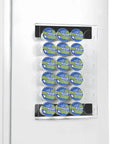 Magnetic K Cup Holder For Fridge And Office Counter, 24 K Cup Acrylic Pod Organizer With Magnets on metal surface