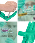 Kick Ass Chemical Resistant Gloves 10 Pack Heavy Duty Nitrile Work Protective Gear Built Different For Acid Oil Alkali Defense 12 Inch Long Rock Solid Industrial, showcasing acid alkali resistance and durability.