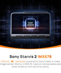 Sony Starvis 2 IMX678 sensor for Road-Ready Dual Front And Rear True 4K Dash Cam With STARVIS 2 Sensor For Crystal-Clear Footage