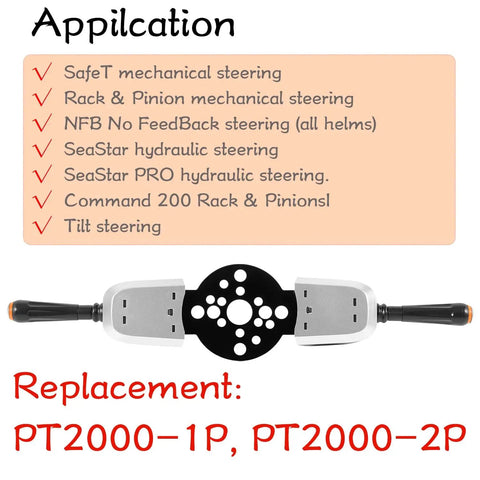 Fingertip Blinker Style Tilt Jack Plate Lever Control Dual Switch For SeaStar Hydraulic Cable And Tilt Steering Systems Replacement For PT2000-1P And PT2000-2P Pro Trim Bezel Compatible Marine Rigging Upgrade Must Have