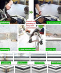 Heavy Duty Electric Belt Sander And Tube Polisher For Knuckle Busting Metal Finishing and Quick Surface Prep Tailored For Round Pipes Under 180 Mm shown in use on cylindrical metal grinding and polishing.