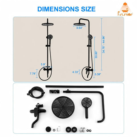 Top Tier Outdoor Shower Kit With Digital Temperature Display And Matte Black Stainless Finish Built For Patios Featuring A Simple Dial Thermometer To Stop Scalding Gives No Fuss Reliability Delivers Quick Install And Steady Pressure For Yard Tasks And