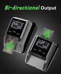 Counterfeit Bill Detector With 2.8 Inch Digital Screen, UV MG IR And Image Detection, checking dollar bills bi-directionally.