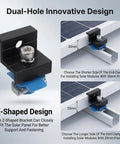 10 Piece Solar Panel End Clamps Mounting Kit For Unistrut And Aluminum Rails 30mm And 35mm With Nuts Bolts And Wrench.