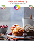 Fresh Br30 Led Bulb Four Pack Brings Straight Up Solid 650 Lumen Glow With Mellow 2700k Soft White Ambiance And Crisp Cri90 Detail In A Non Dimmable Fit Your Living Space Gonna Really Dig muffins with icing and pecans with color rendering scale