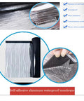 Heavy Duty Self Adhesive Roofing Tape Rock Solid Waterproof Asphalt Membrane Roll, showcasing self-adhesive aluminum waterproof membrane.