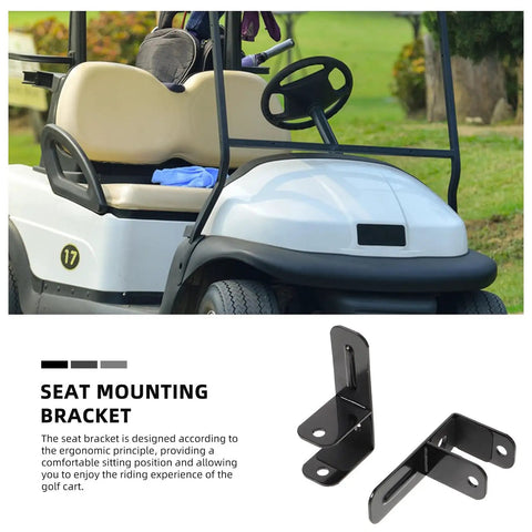 Rear Seat Armrest Bracket For Golf Cart, Heavy Duty Iron Construction With Ergonomic Comfort Design And Stable Support Frame