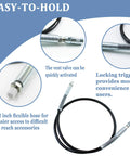 Image showing Grease Gun Hose Kit For 20V Max Cordless Grease Gun, 42 Inch Flexible Hose With 1/8 Inch Bore, 7/16-28 UNEF Base, Includes Coupler.