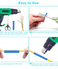 Instruction for using 900 Pcs Wire Heat Shrink Tubing Kit With 2 To 1 Shrink Ratio Marine Grade Waterproof Heat Shrink Tubing For Wires