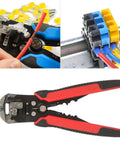 Premium Carbon Steel Wire Crimping And Stripping Pliers Set With Five Interchangeable Heads for electricians and DIY projects