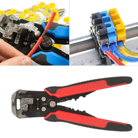 Premium Carbon Steel Wire Crimping And Stripping Pliers Set With Five Interchangeable Heads for electricians and DIY projects