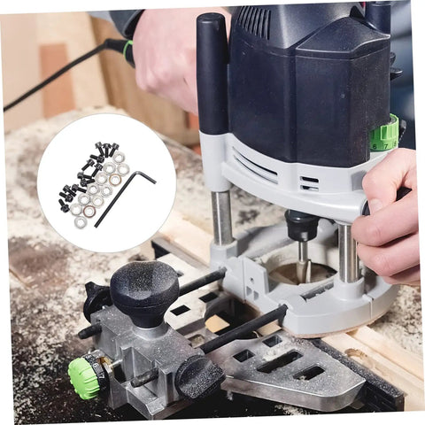 12 Piece Router Bit Bearing Replacement Accessory Kit with Top Mounted Ball Bearings for Router Bits, double shielded design