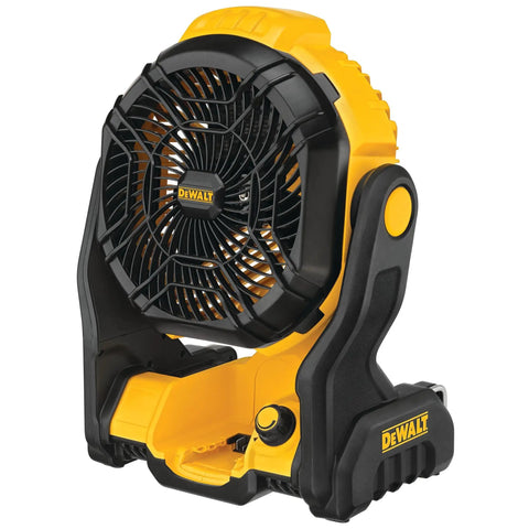 Cordless Shop Fan With 20V Max Battery 650 CFM Airflow Variable Speed Control IP54 Dust And Water Resistant Efficient Axial Three Blade Design
