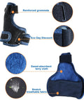 Close-up of Thumb Brace Spica Splint For Arthritis Pain Relief And Tendonitis Support with reinforced grommets and breathable fabric
