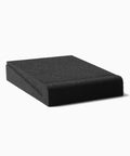 Studio Monitor Isolation Pads With High Density Acoustic Foam Tilted Desktop Speaker Stands For Your Midsize Bookshelf And Computer Speakers Prevent Vibration Adjustable Angles Fits Most Speakers Black Pair.