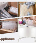 Industrial Grade Wall Mount Vertical Bubble Wrap Dispenser And Heavy Duty Film Packing Station With No Hassle Roll Change For Up To Fifty Nine Inch Wide Commercial Holder, showcasing various packing uses.