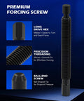 Orion Motor Tech wheel hub removal tool kit: long black threaded puller rod with hex ends.