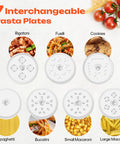 Upgrade Your Pasta Game With This Gourmet Press Attachment For Stand Mixers Featuring 7 Interchangeable Plates For Pasta Types