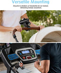 Top Shelf Adjustable Fan Clamp Attachment For Shark ChillPill 3 In 1 Cooling Fan mounted on stroller and treadmill.