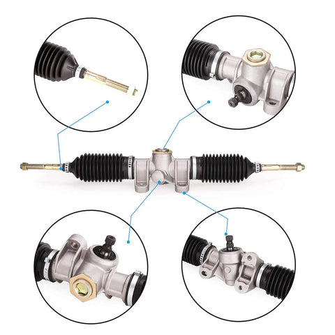 Club Car Precedent Golf Cart Steering Gear Box Assembly 2004 Up Rack and Pinion Replacement