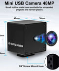 Ultra HD 48MP USB Camera With 8000x6000 Resolution Auto Focus In 200ms Plug And Play UVC Industrial Camera For 3D Printers And Machine Vision Color Accurate High Definition Imaging For Tight Tolerance Work