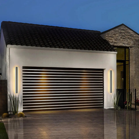 Outdoor Wall Light 20W LED Sconce, Extra Long 35.4 Inch Exterior Fixture For Front Porch And Patio, IP65 Waterproof by garage.