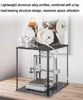 3D Printer Enclosure With Clear Acrylic Protective Cover, Ventilation, LED Lighting, Sized 514mmx631mmx623mm on table