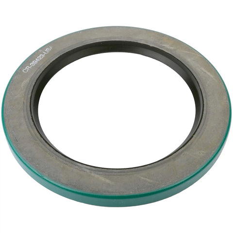Grease Seal 39423 Aftermarket Replacement For Ford 1973-1983, circular seal with metal and rubber, top view