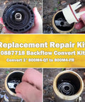 Backflow Preventer Retrofit Kit For 1 Inch 800M4 QT To Freeze Resistant 800M4 FR Conversion Complete DIY Friendly Easy Install Set Leaks Repair And Upgrade For 800M4 Series PVB Backflow Preventers.