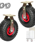 Heavy Duty Caster Wheels Top Plate Swivel Casters For Carts Dollies Trolleys And Workbenches Flat Free Rolling Plate Casters