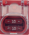Overload Protection Relay 9 Pin Late Style White And Brown Auto Part for vehicle electrical system close-up view.