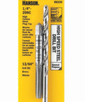 Do It Yourself Drill And Tap Set For Quick Metal Threads With Quarter Inch 20 NC Tap And Thirteen Sixty Fourth Inch Drill Bit package