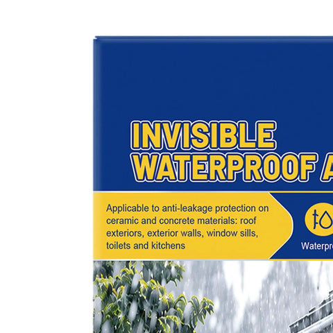Premium Easy Application With Rock Solid High Performance Clear Waterproof Sealant Plus Liquid Rubber Coating For Cracked Tiles packaging showing waterproof protection details